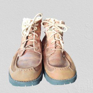 Men's Winter Hiking Boots Brown Suede Size 10.5